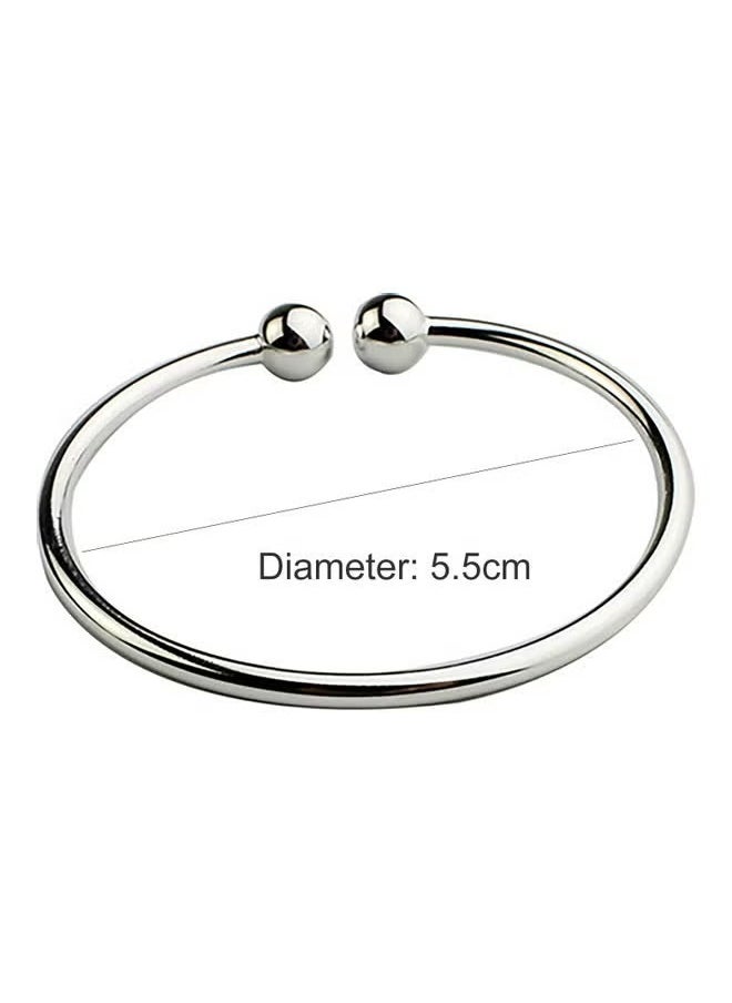 Plated Open Hand Cuff Bracelet