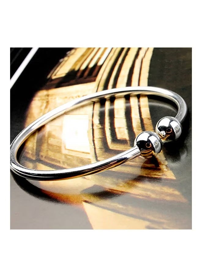 Plated Open Hand Cuff Bracelet