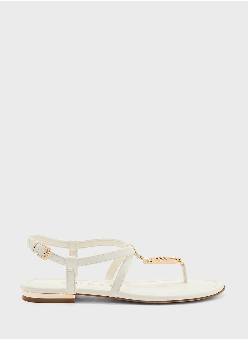 GUESS - Meaa Strappy Flat Sandals - Image 1