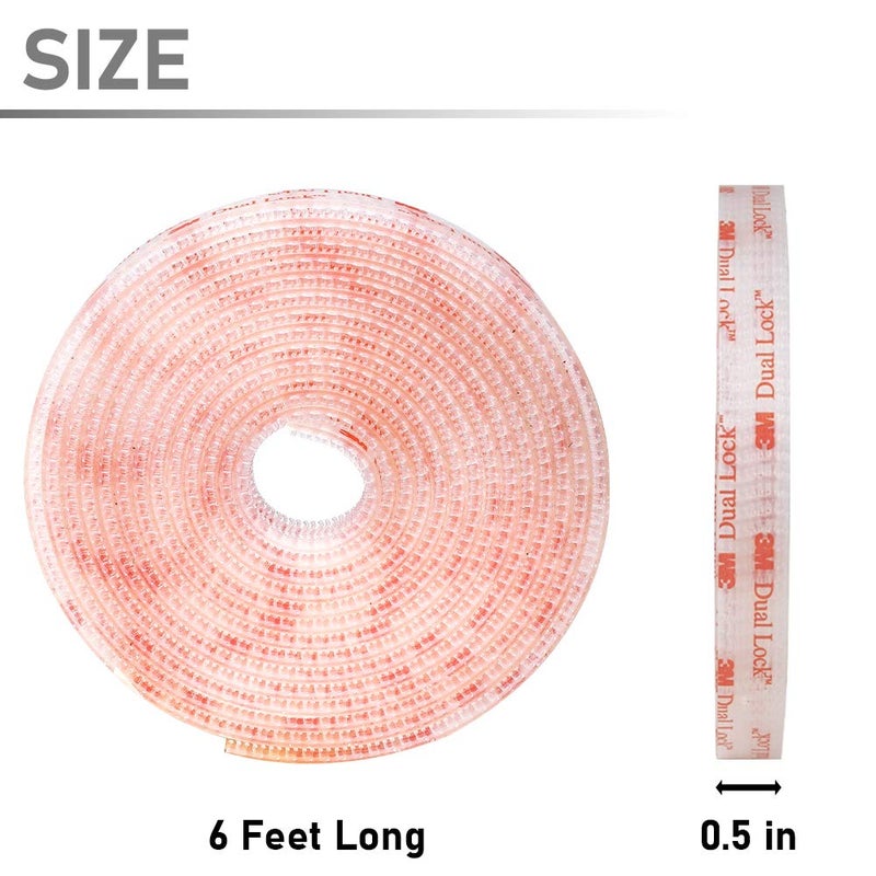 3M SJ3560 250 Reclosable Fastener, 1/2 in x 6 Ft by 3M - Image 2