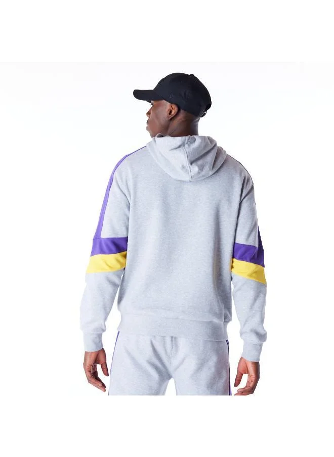 NEW ERA Los Angeles Lakers Colour Block Oversized Hoodie