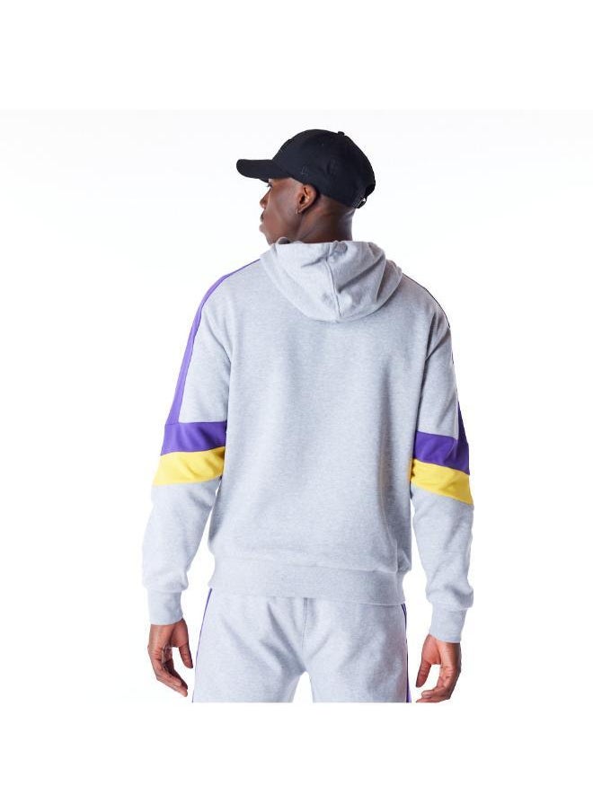 NEW ERA - Los Angeles Lakers Colour Block Oversized Hoodie - Image 1