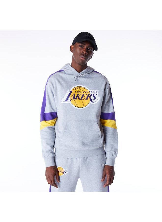NEW ERA - Los Angeles Lakers Colour Block Oversized Hoodie - Image 1