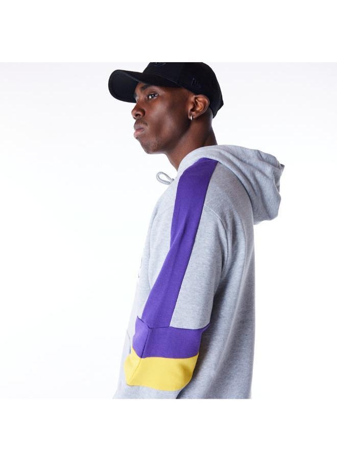 NEW ERA - Los Angeles Lakers Colour Block Oversized Hoodie - Image 1