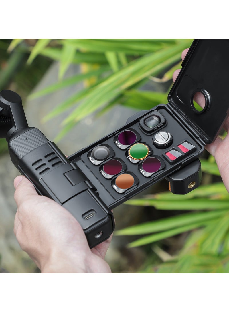 For DJI Osmo Pocket 3 Extended Phone Mount Adapter Multi-Functional Storage, Extended Handle for Enhanced Camera Handling - Image 5