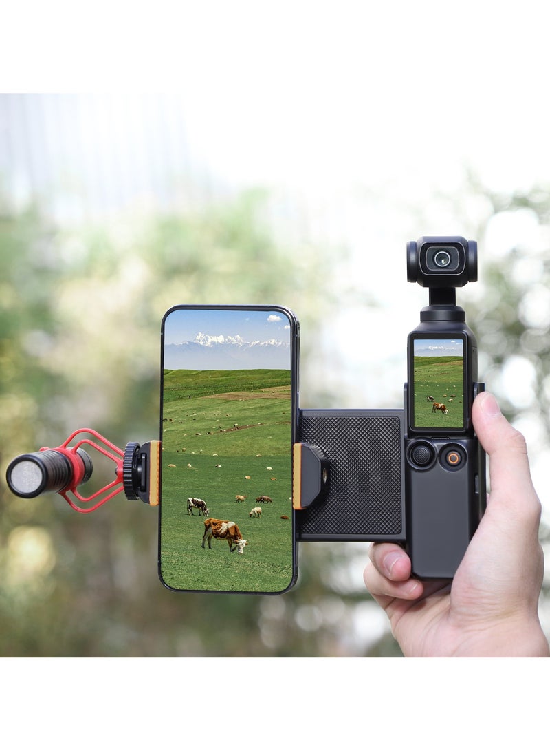 For DJI Osmo Pocket 3 Extended Phone Mount Adapter Multi-Functional Storage, Extended Handle for Enhanced Camera Handling - Image 1
