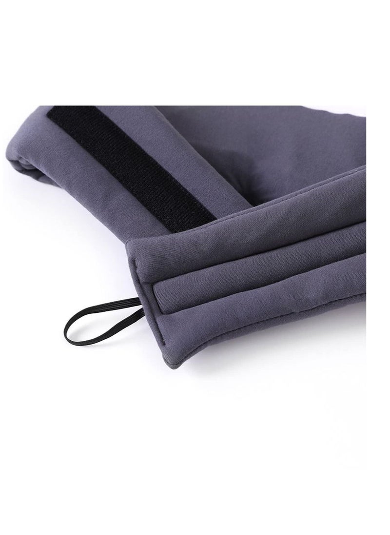 Y&D 100% Handmade Cotton Sleep Mask Blackout - Comfortable & Breathable Eye for Sleeping Adjustable Blinder Blindfold Airplane with Travel Pouch Best Night Companion Eyeshade Women Men Kid  - Image 2