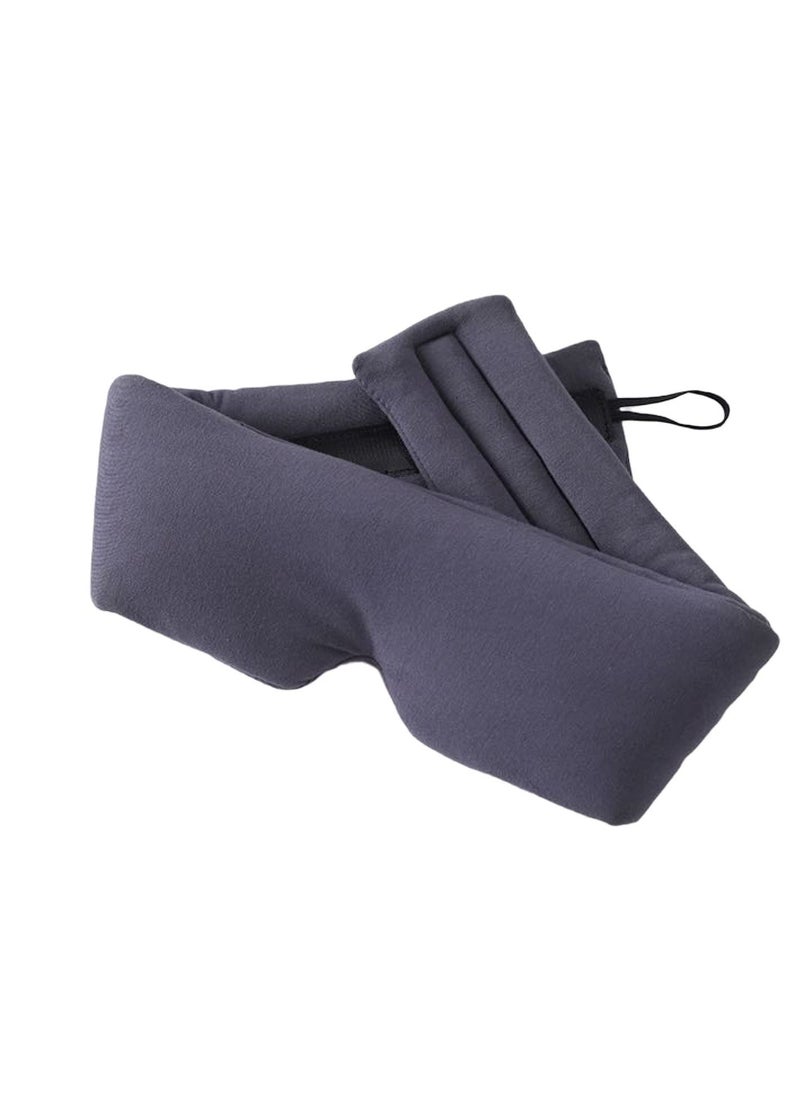 Y&D 100% Handmade Cotton Sleep Mask Blackout - Comfortable & Breathable Eye for Sleeping Adjustable Blinder Blindfold Airplane with Travel Pouch Best Night Companion Eyeshade Women Men Kid  - Image 1