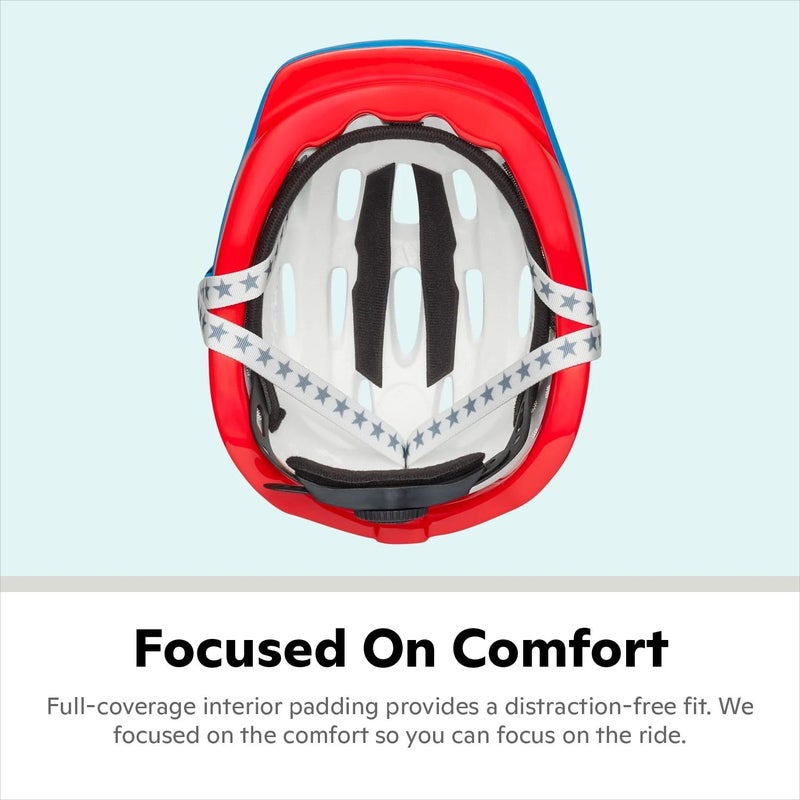 Schwinn Classic Toddler and Baby Bike Helmet for Boys and Girls, Dial Fit Adjustment and Full Range Padding, Extended Lower Shell Small/48-52cm White - Image 5