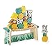 Janod Tropik Tropical Balance Game Wooden Toy 1 Bridge to Construct and 15 Stackable Pieces Educational Toy Fine Motor Skills WaterBased Paint 2 Years J08271 - Image 3