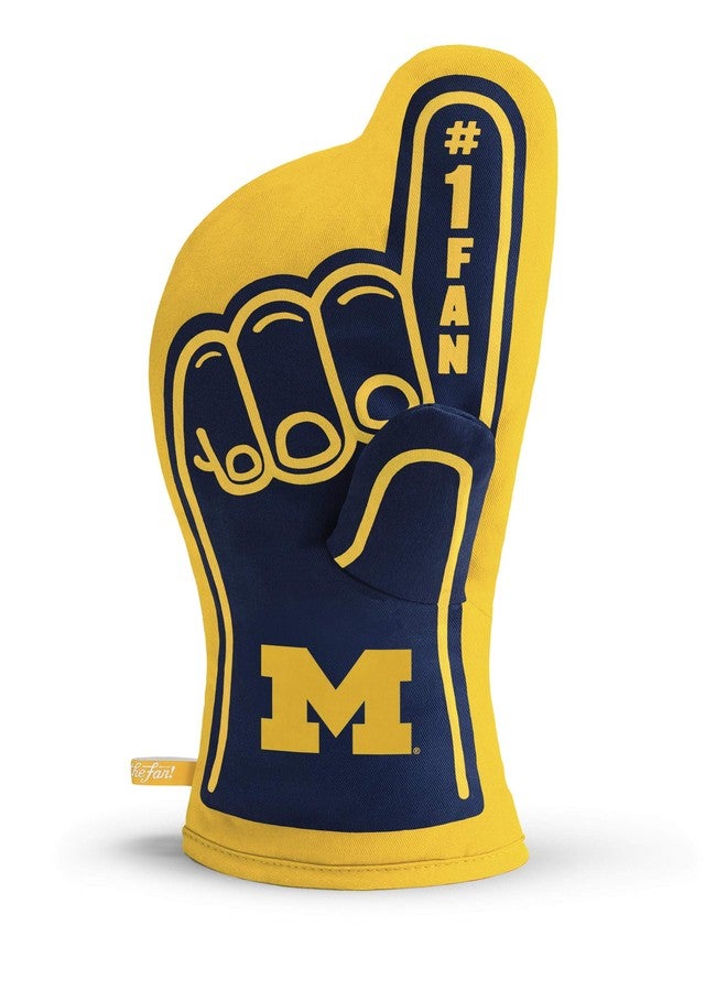 YouTheFan NCAA Michigan Wolverines #1 Oven Mitt , 13.25" x 6.5" - Image 2