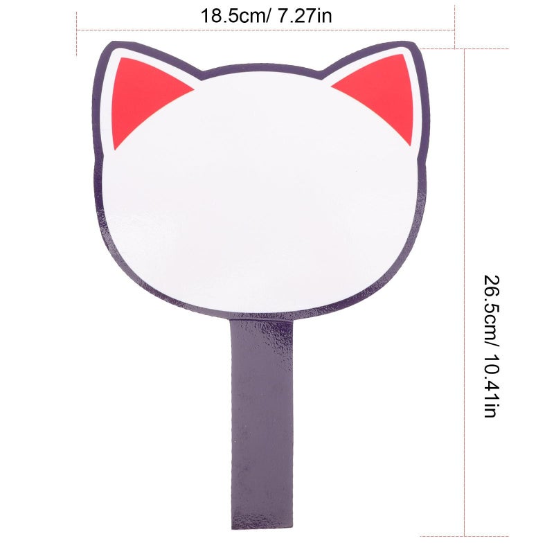 2pcs Dry Erase Scoreboards 20x28cm Single Sided Writable Whiteboard Paddles for Classroom Voting - Image 3