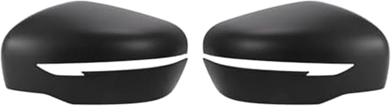 QASULER Matte Black Mirror Cover for Nissan Navara NP300 D23 - Image 1