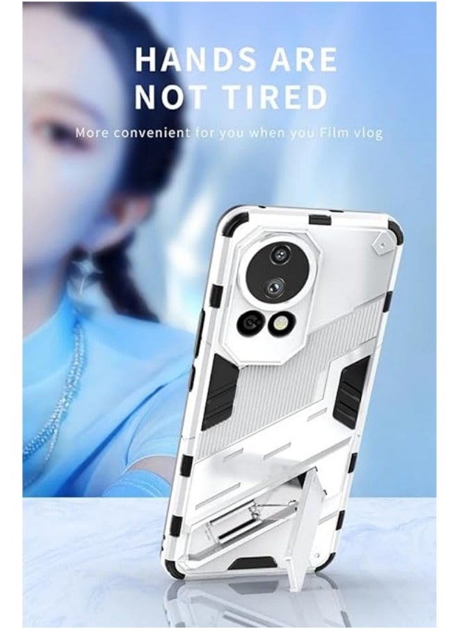 General - Case Compatible with Huawei Nova 12 Ultra 5G, 2-in-1 TPU+PC Dual Layer Combo Shockproof Ultra-Thin Protective Phone Back Cover with Kickstand - Image 1