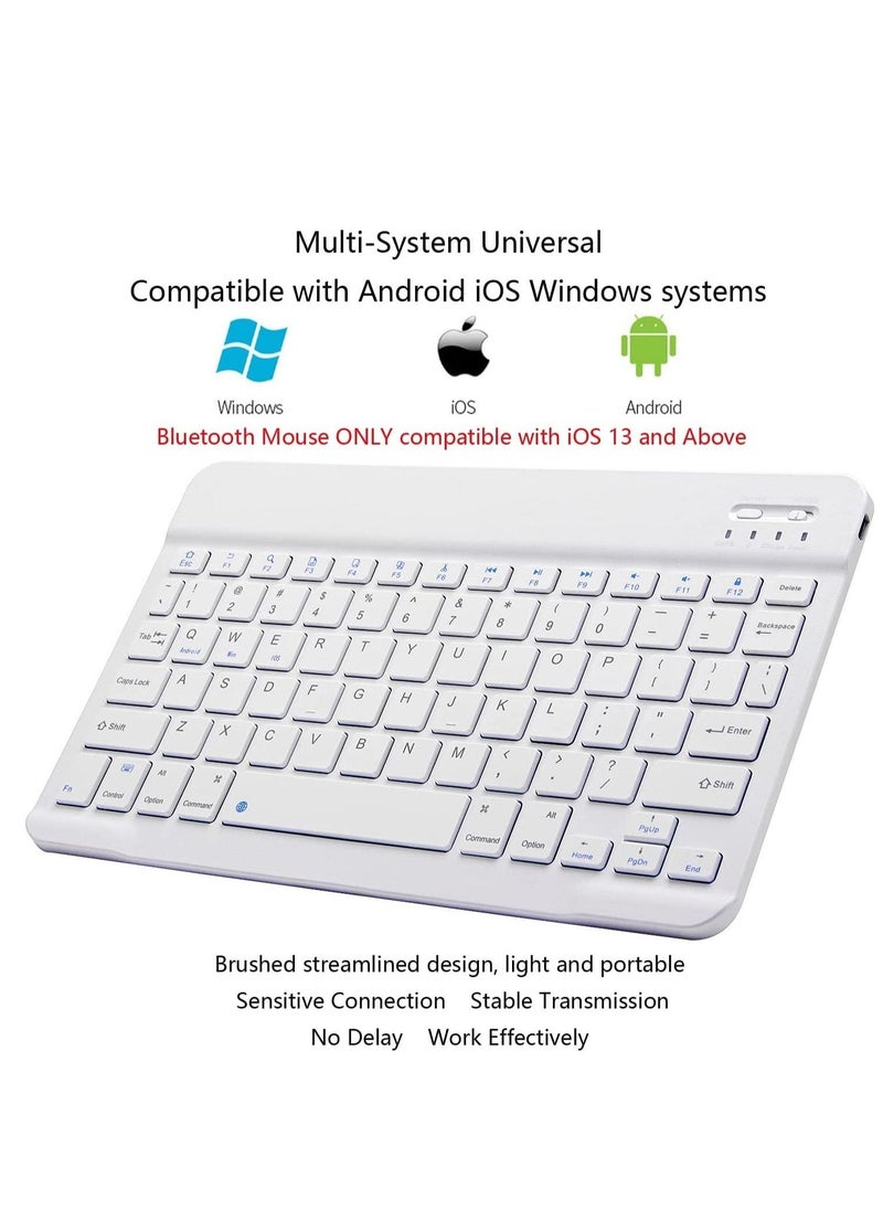 general Bluetooth Keyboard and Mouse Combo Rechargeable Portable - Image 3