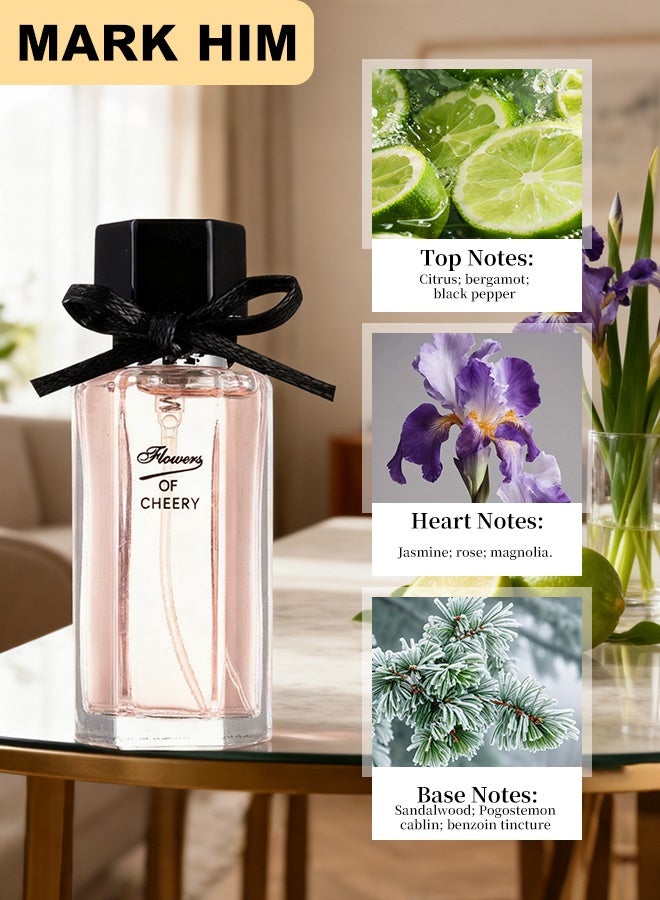 MARK HIM 3 Pcs Perfume For Women, Eau de Parfum Gifts For Women, Luxury Perfume Gift Set for Women, Long-Lasting Fragrance Ladies Perfume Set for Her Birthday, Floral Perfumes Gift for Wife, Girlfriend, Dating - Image 5