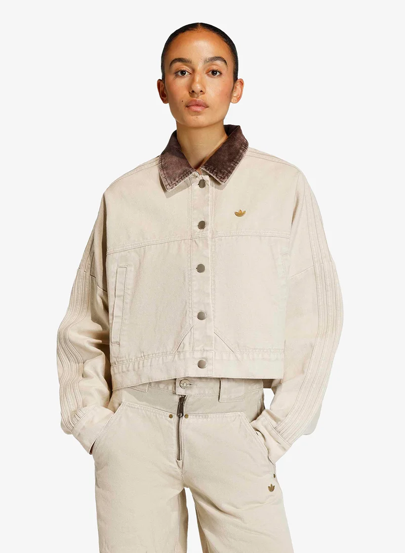 اديداس اوريجينالز Essentia Logo Denim Jacket