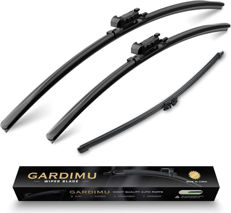 GARDIMU Replacement Windshield Wiper Blades for 2020-2023 Ford Explorer - 3 Pieces - Image 1
