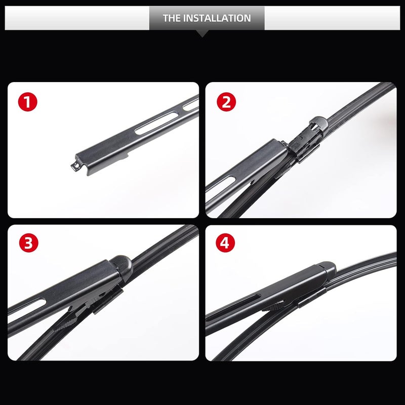 GARDIMU Replacement Windshield Wiper Blades for 2020-2023 Ford Explorer - 3 Pieces - Image 5