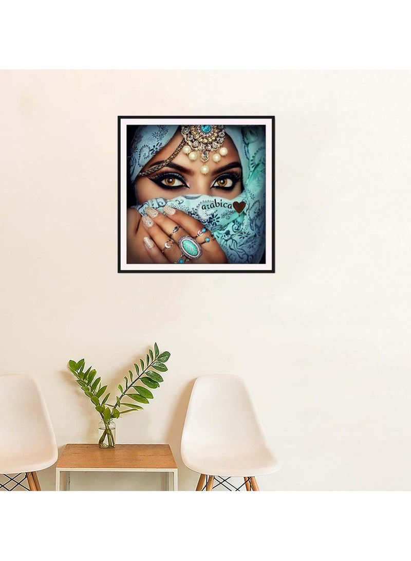 مجموعة ديكور الماسية DIY 5D عبارة عن مجموعة كاملة من الماس، تمثل الناس والنساء، وهي عبارة عن مجموعة لصق جدارية للديكور المنزلي رائعة للمنزل وغرفة المعيشة والمكتب والمطبخ والمتجر بحجم 30x30 سم. - Image 4