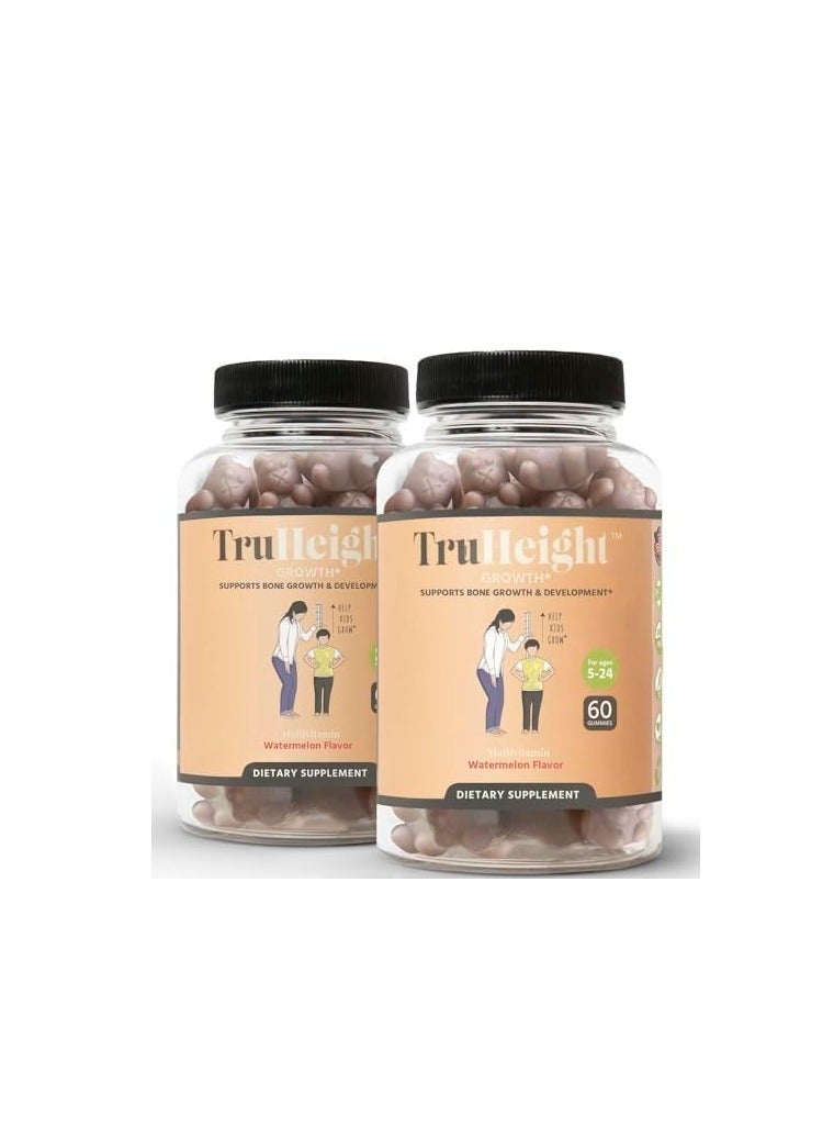 Truheight Growth Watermelon Flavor 60 Gummies - Image 1