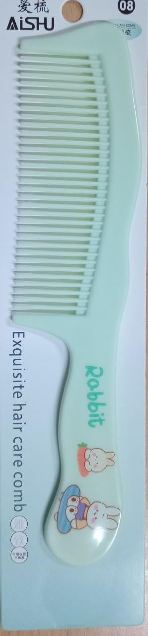 ZEELPETAL Cute Hair Comb Cartoon Handle Children Hair Comb Pack Of 1 Antistatic Head Massage Hair Comb Girls Cute Hairdressing Comb Smooth Hair Care Styling Comb Multicolor - Image 5