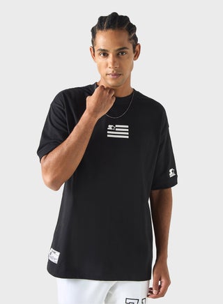 Starter Logo Print Crew Neck T-shirt with Short Sl - pzsku/Z9B164F0885F12B0A08B8Z/45/_/1724876210/e0d6698a-9fe6-4ad0-9e77-1982b7215ee2