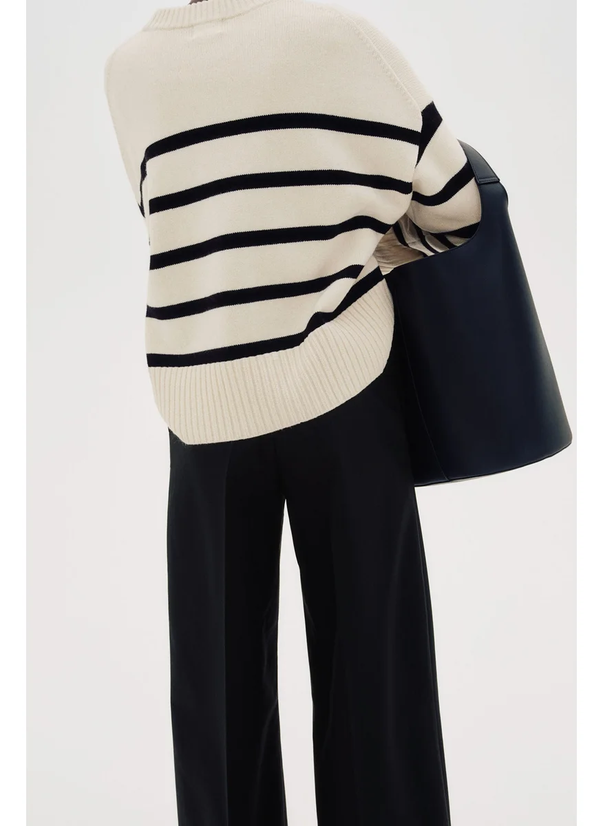 H&M Wide Tailored Trousers