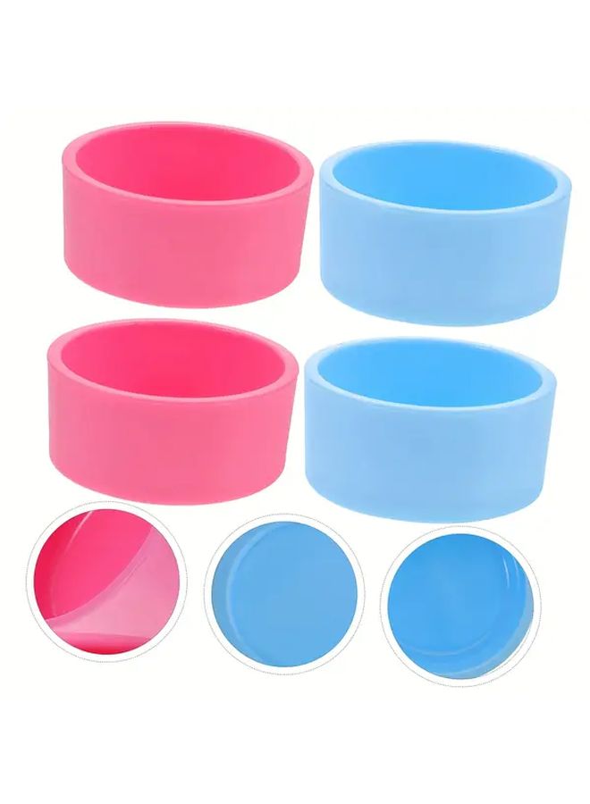 3 Pieces Blue Hamster Bowls Feeding Dishes for Small Pets Food and Water Bowls for Hamsters Guinea Pigs and Chinchillas Durable Plastic Easy Clean Pet Dish Accessories - Image 3