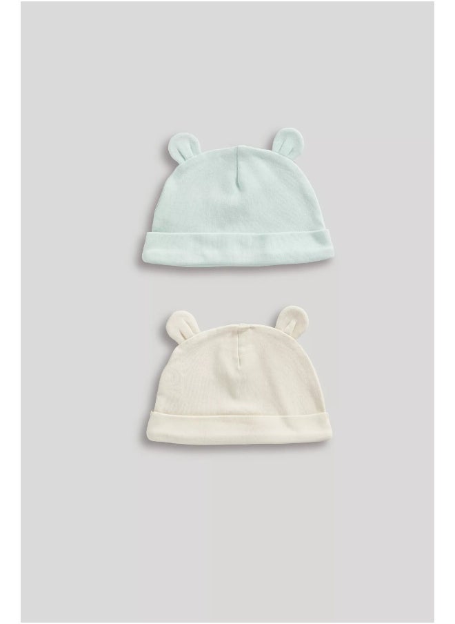 mothercare My First Baby Hats - 2 Pack  - Image 1