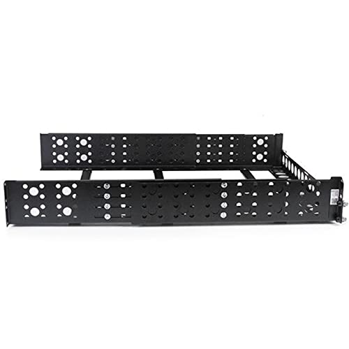 StarTech.com 2U Universal Rack Mount Rails - for 19in Server Rack Enclosure or Cabinet - Adjustable A/V Rack Rails (UNIRAILS2U) - Image 5