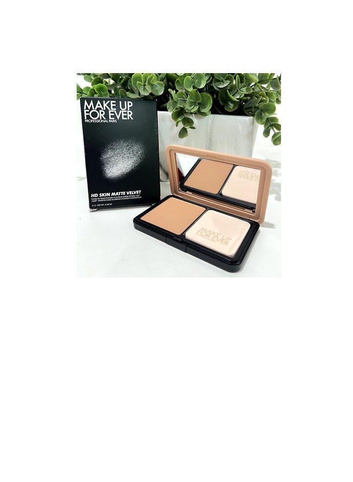 Make Up For Ever HD Skin Matte Pressed Powder Foundation 2R38 - Cool Honey - Image 2
