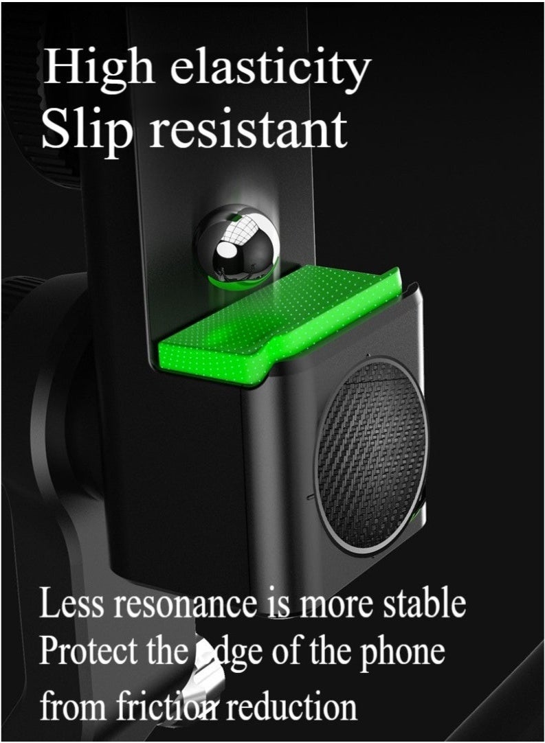 أس تس إل حامل هاتف الدراجة قابل للتعديل مضاد للاهتزاز واستقرار 360 درجة دوران حامل هاتف دراجة نارية حامل هاتف الدراجة مع مصباح يدوي خفيف حامل هاتف مضاد للإيقاف - Image 5