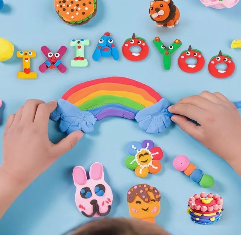 جست كواليتي صلصال أطفال 36 لون مع 3 أدوات تشكيل – طين لعب ملون ناعم وآمن غير سام – سهل التشكيل والتنظيف – لعبة تعليمية لتنمية الإبداع والمهارات الحركية – مناسب لعمر 3 سنوات فأكثر - Image 3