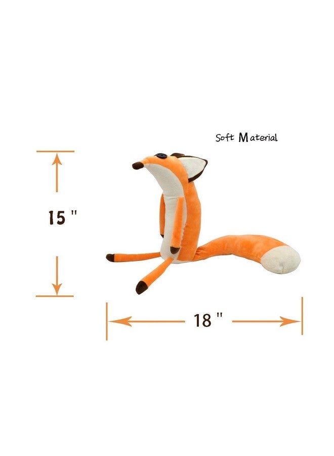 VANVENE The Little Fox Le Petit Fox Plush Doll Puppet Toy, Fox Throw Pillow Orange Fox Cartoon Sleeping Stuffed Toy for Prince Christmas/Birthday/Party - Image 3