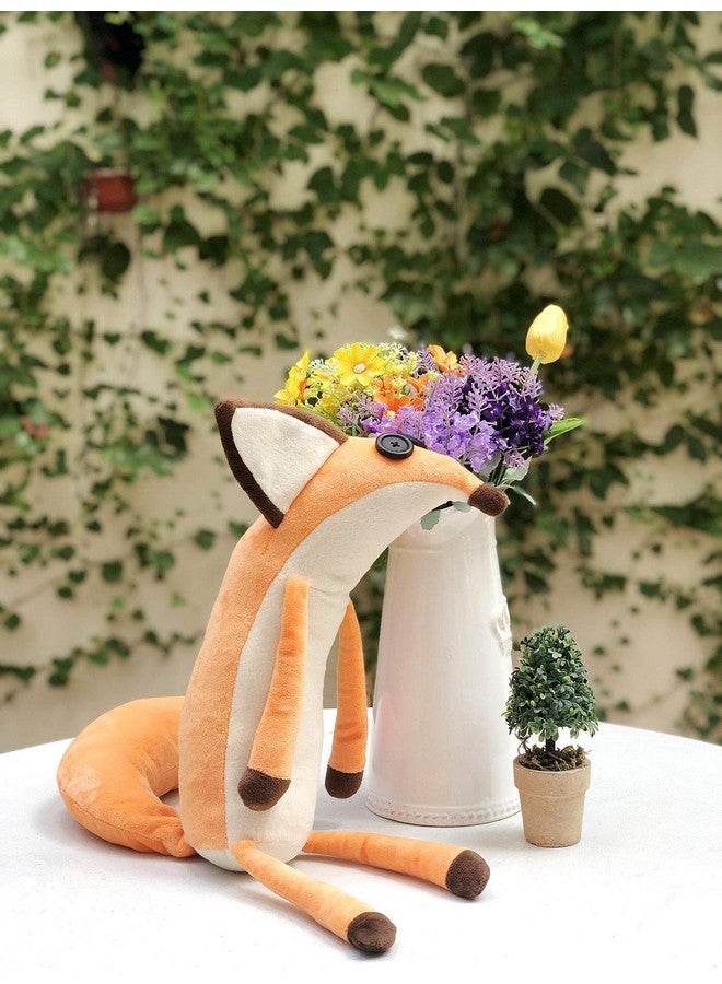 VANVENE The Little Fox Le Petit Fox Plush Doll Puppet Toy, Fox Throw Pillow Orange Fox Cartoon Sleeping Stuffed Toy for Prince Christmas/Birthday/Party - Image 2