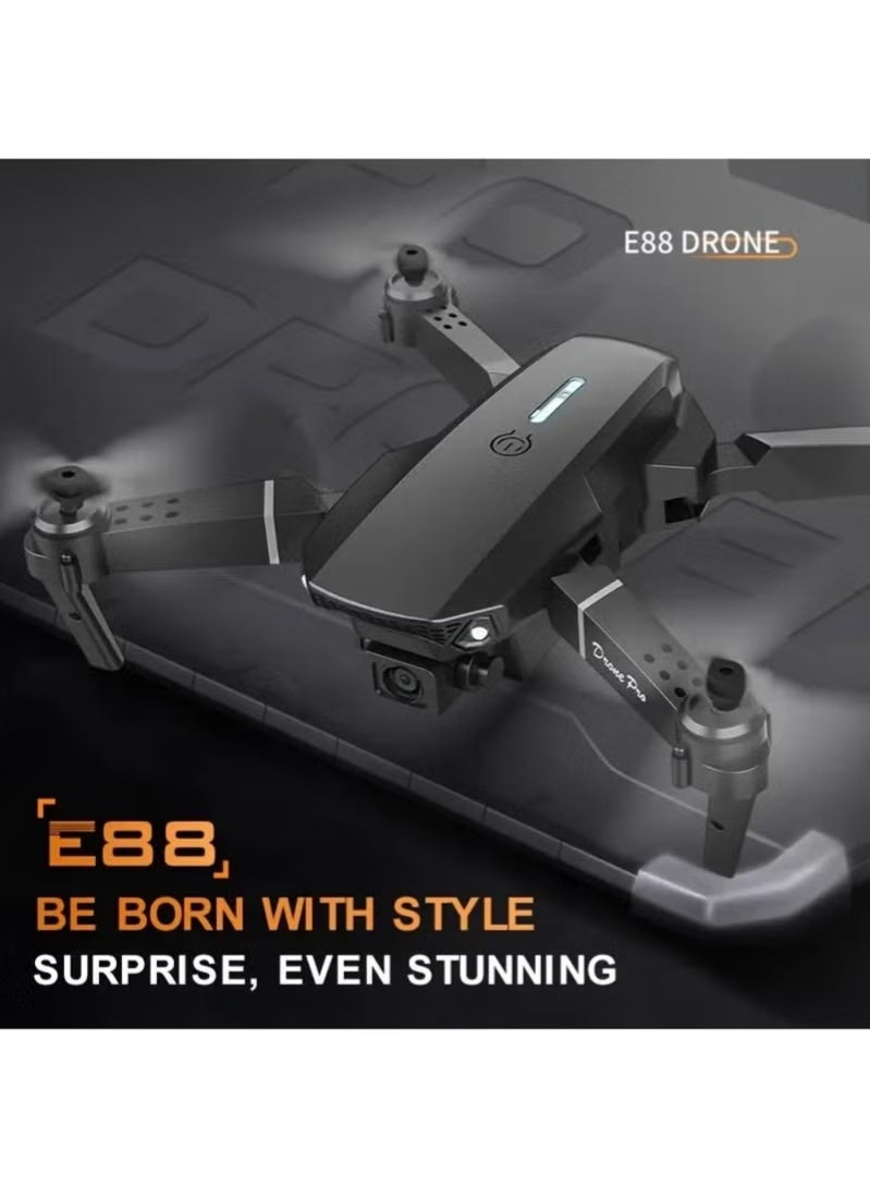 A ZONE Mini Drone with Camera 1080p HD Foldable Drone for Kids Adults with Carrying Case Battery 90° Adjustable Lens Altitude Hold One Key Takeoff 360° Flip Toy Gift - Image 5