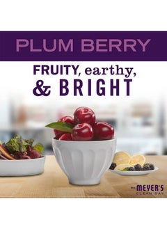 Mrs. Meyer's Clean Day Liquid Hand Soap, Cruelty Free and Biodegradable Formula, Plum Berry Scent, 12.5 oz- Pack of 3  - Image 2