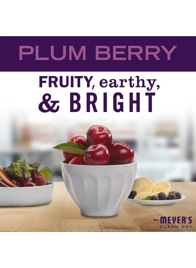 Mrs. Meyer's Clean Day Liquid Hand Soap, Cruelty Free and Biodegradable Formula, Plum Berry Scent, 12.5 oz- Pack of 3  - Image 2