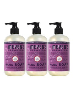 Mrs. Meyer's Clean Day Liquid Hand Soap, Cruelty Free and Biodegradable Formula, Plum Berry Scent, 12.5 oz- Pack of 3  - Image 1