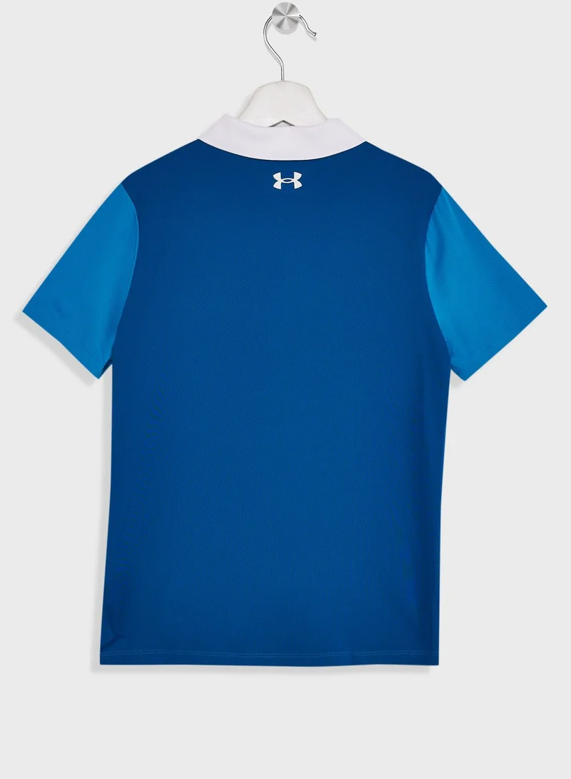 UNDER ARMOUR Perfect Color Block Polo T-Shirt