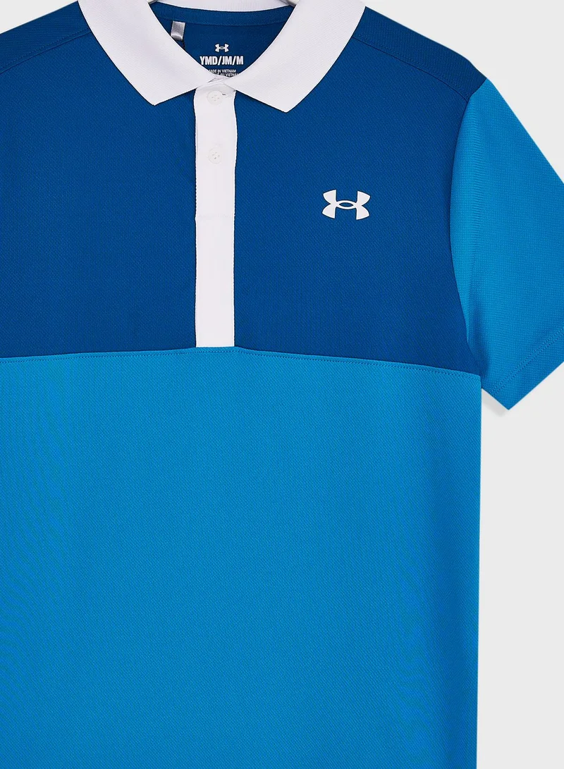 UNDER ARMOUR Perfect Color Block Polo T-Shirt