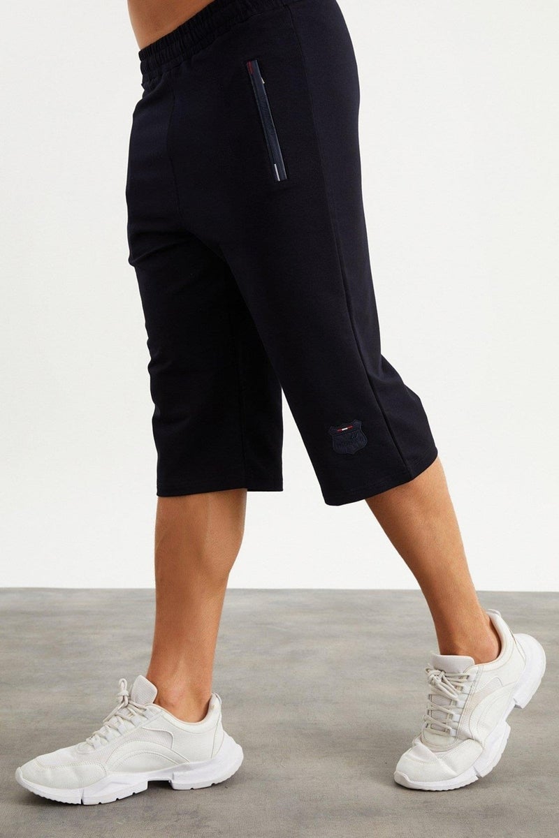Mysport 201762 Pocket Embroidery Detailed Men's Capri  - Image 1