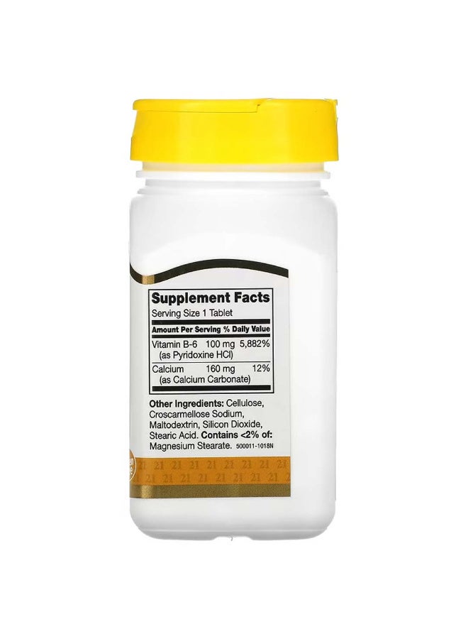 21st Century Vitamin B-6, 100 mg, 110 Tablets - Image 2