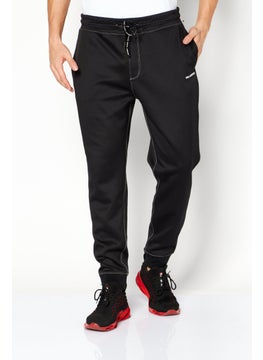 Men Drawstring Brand Logo Stretchable Jogger Pants, Black - pzsku/Z9B16E118EA5A12785110Z/45/_/1737728152/06db65bf-089a-44cc-95ae-b4761e83b3c0