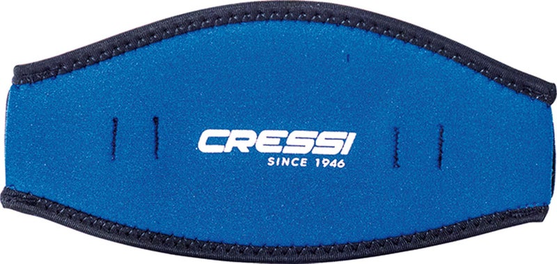 Cressi Neoprene Mask Strap Cover, Blue - Image 1