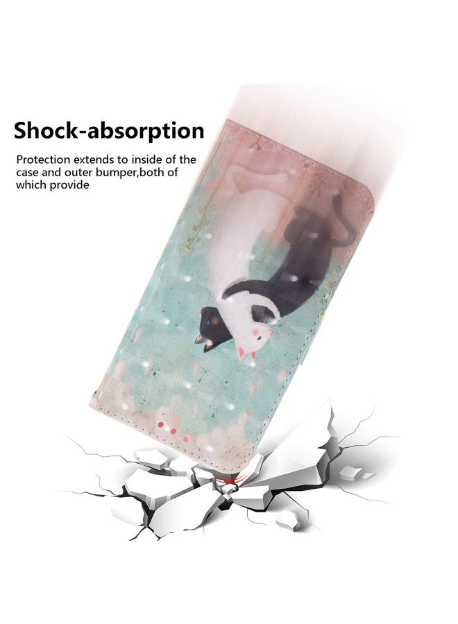 اس-توب جراب هاتف Honor X7A ثلاثي الأبعاد ملون من الجلد قابل للطي أفقيًا - Image 5