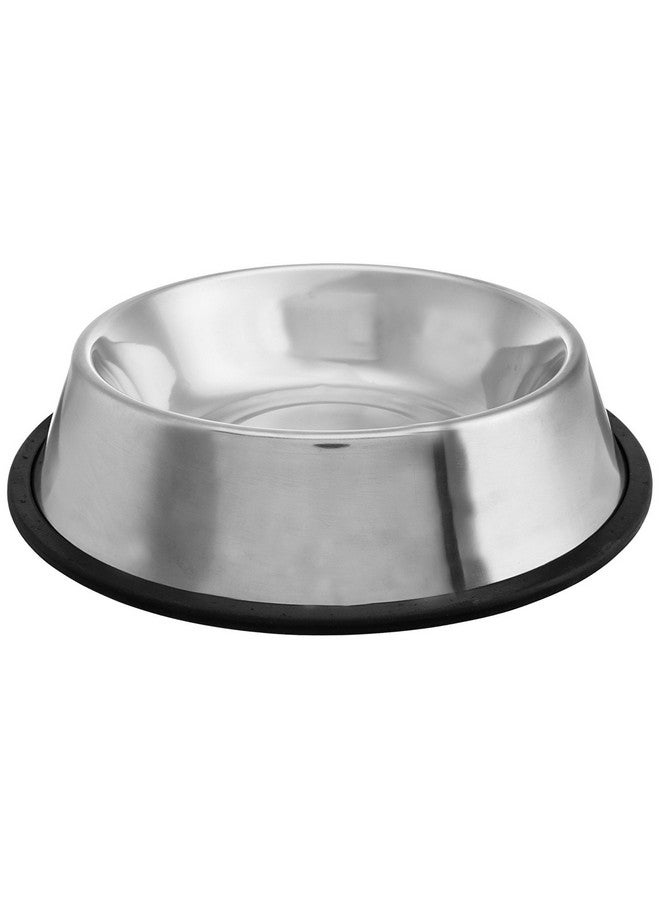 Pets Empire Stainless Steel Dog Bowl | Dog Food Bowl | Dog Feeding Bowl | Anti Skid, Stainless Steel Cat Bowl | Cat Feeding Bowl | Medium 1600 ml| 1.2 x 29.9 x 10 cm - Image 2