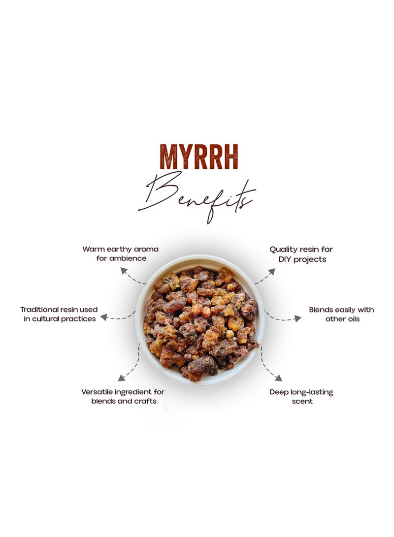 OGOC Myrrh Natural Aromatic Resin Premium Incense for Home Fragrance and Spiritual Use - Image 2