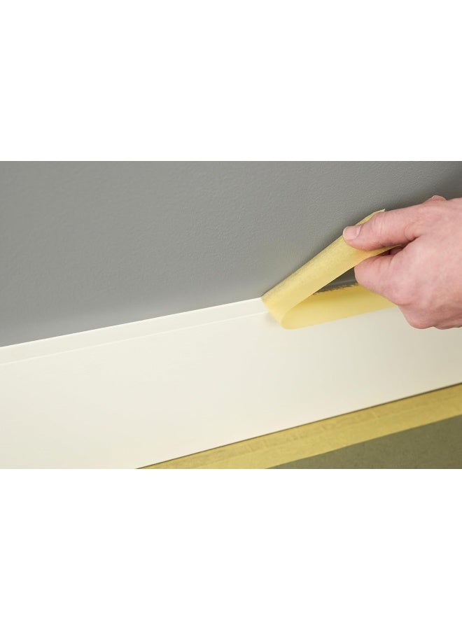 FrogTape Delicate Surface Painter'S Tape With Paintblock, 1.41 Inch X 60 Yards, 4-Pack, Yellow  - Image 2